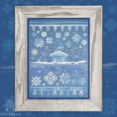 Printed embroidery chart “Silver Hoof. Frost Patterns”