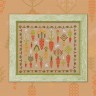 Digital embroidery chart “Carrot Forest”