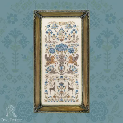 Digital embroidery chart “Wondrous Garden Custodians”