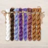 Set of OwlForest Hand-Dyed Threads for the “Lullaby” Chart (Thread Trade n.a. Kirov)