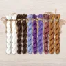 Set of OwlForest Hand-Dyed Threads for the “Lullaby” Chart (Thread Trade n.a. Kirov)