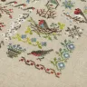 Digital embroidery chart “Robins”
