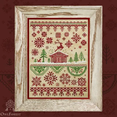 Printed embroidery chart “Silver Hoof. Christmas”