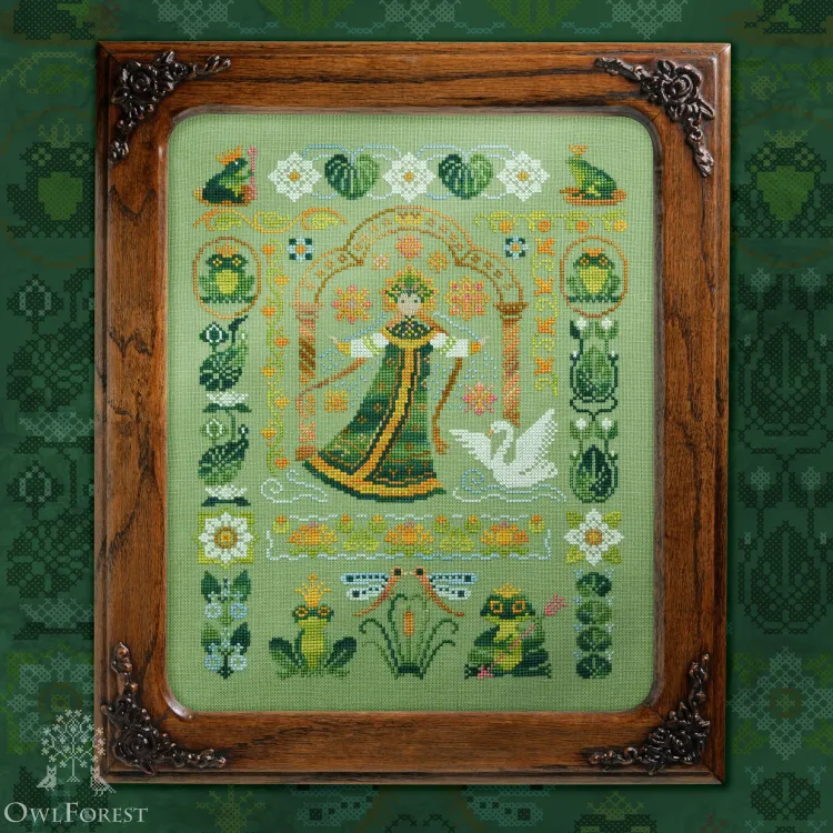 Embroidery kit “Princesses-frogs”