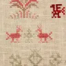 Digital embroidery chart “Peahen Bird”