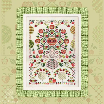 Digital embroidery chart “Ripe Apples”