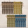 Set of OwlForest Hand-Dyed Threads for the “Wondrous Garden Custodians” Chart (DMC)
