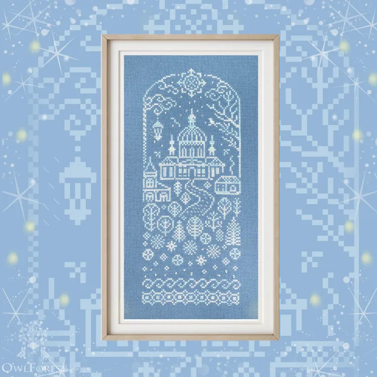 Free embroidery digital chart “Let It Snow”