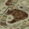 Digital embroidery chart “Bear Forest”