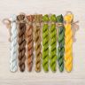 Set of OwlForest Hand-Dyed Threads for the “Backwater. Night” Chart (Thread Trade n.a. Kirov)
