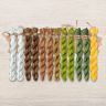 Set of OwlForest Hand-Dyed Threads for the “Backwater. Night” Chart (Thread Trade n.a. Kirov)
