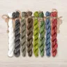 Set of OwlForest Hand-Dyed Threads for the “Robins” Chart (Thread Trade n.a. Kirov)