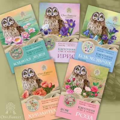 Mystery Thread Bag “Floral Owl in a Poke”