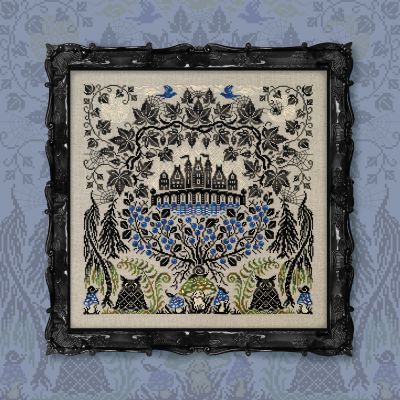 Embroidery kit “Black Ivy”