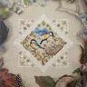 Printed embroidery chart “Lace Framed Birds. Titmice”