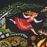 Printed embroidery chart “Fern Flower”