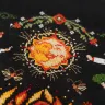 Printed embroidery chart “Fern Flower”