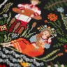 Printed embroidery chart “Fern Flower”