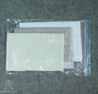 Set of three assorted fabrics