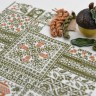 Printed embroidery chart «Sampler with acorns»