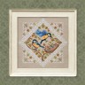 Digital embroidery chart “Lace Framed Birds. Titmice”