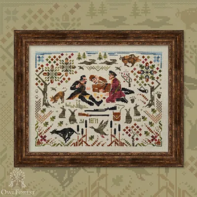Embroidery kit “Hunters Tales”