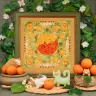 Printed embroidery chart “Tangerine Cats”