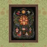 Digital embroidery chart “Fern Flower”