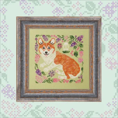 Digital embroidery chart “Fluffy Joy” 