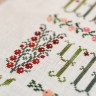 Printed embroidery chart “Berry Alphabet” Russian Letters