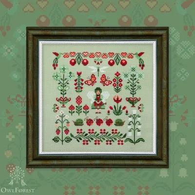 Digital embroidery chart “Garden Fairy”