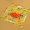 Digital embroidery chart “Tangerine Cats”