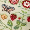 Printed embroidery chart “Strawberry House”