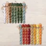 Set of OwlForest Hand-Dyed Threads for the “Fern Flower” Chart (DMC)