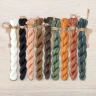 Set of OwlForest Hand-Dyed Threads for the “My Ginger Snap” Chart (Thread Trade n.a. Kirov)