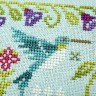 Printed embroidery chart “Hummingbirds”