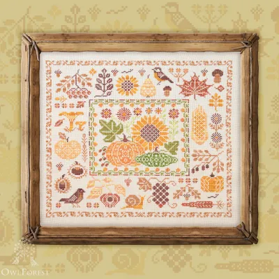 Digital embroidery chart “Autumn Still-life”