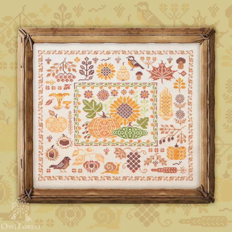 Digital embroidery chart “Autumn Still-life”