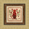 Digital embroidery chart “The Cat and the Flouriculture”