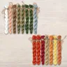 Set of OwlForest Hand-Dyed Threads for the “Fern Flower” Chart (Thread Trade n.a. Kirov)