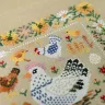Digital embroidery chart “Speckled Hen”