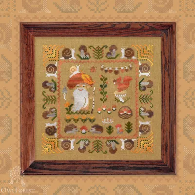 Embroidery kit “Father Mushroom”