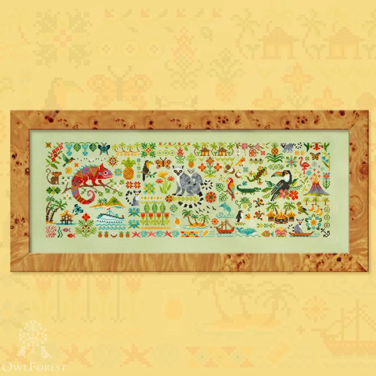 Embroidery kit “Lemuria”