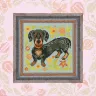 Printed embroidery chart “Faithful Friend” 