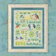 Digital embroidery chart “Hummingbirds” – Owlforest Embroidery