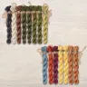 Set of OwlForest Hand-Dyed Threads for the “The Tops and the Roots” Chart (DMC)
