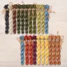 Set of OwlForest Hand-Dyed Threads for the “The Tops and the Roots” Chart (DMC)