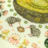 Printed embroidery chart “Kiwi Birds”