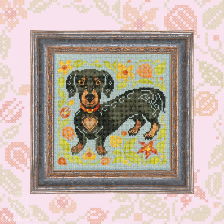 Digital embroidery chart “Faithful Friend” 