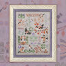 Printed embroidery chart “Goldfinches”